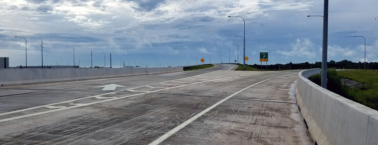 Construction engineering and inspection for the John Kilpatrick Turnpike SW Loop Extension provided by CEC®