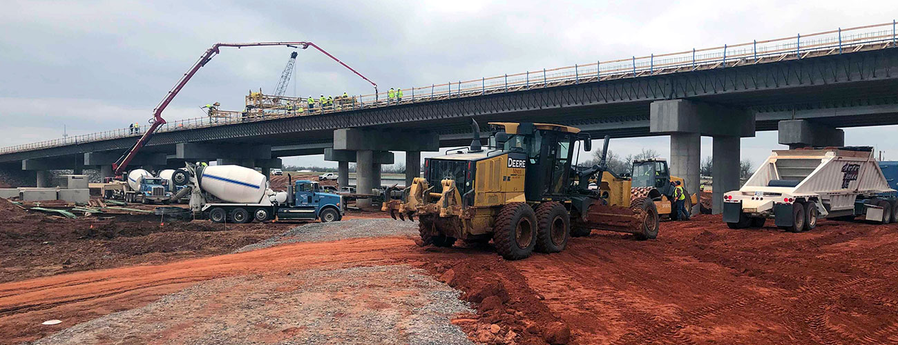 Construction engineering and inspection for the John Kilpatrick Turnpike SW Loop Extension provided by CEC®