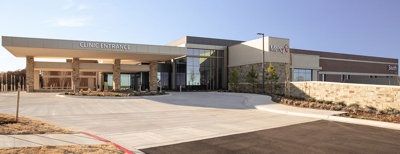 Civil engineering for Mercy I-35 Primary Care Center Edmond Oklahoma