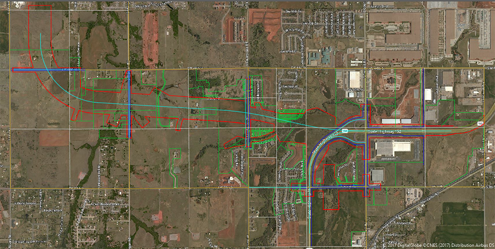 john kilpatrick turnpike extension map