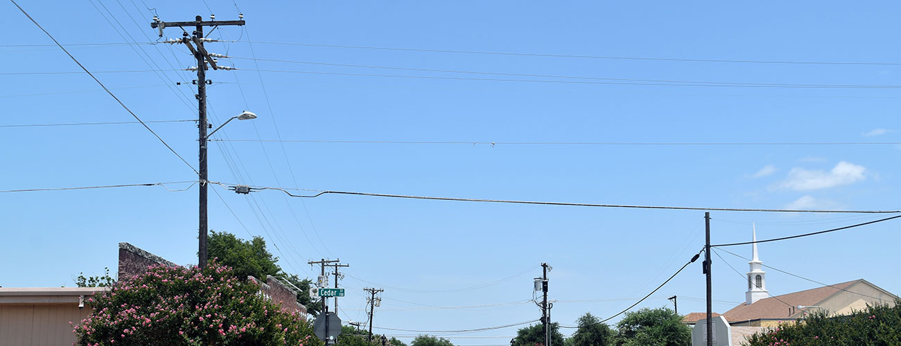 CEC® provided power distribution design for the City of Cedar Hill Downtown Complete Streets prioject