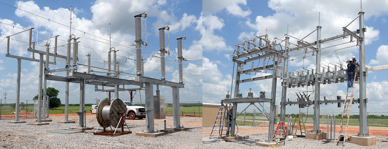 CEC® provided power substation engineering design on the loafman substation