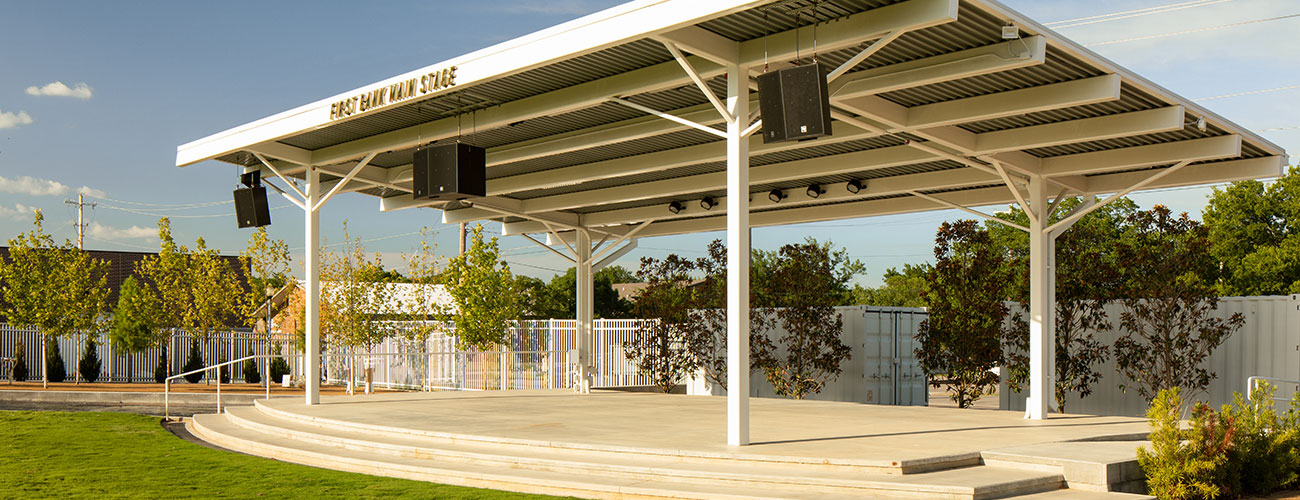 CEC® provided civil, structural, and MEP engineering design services for Redbud Festival Park in Owasso, Oklahoma.