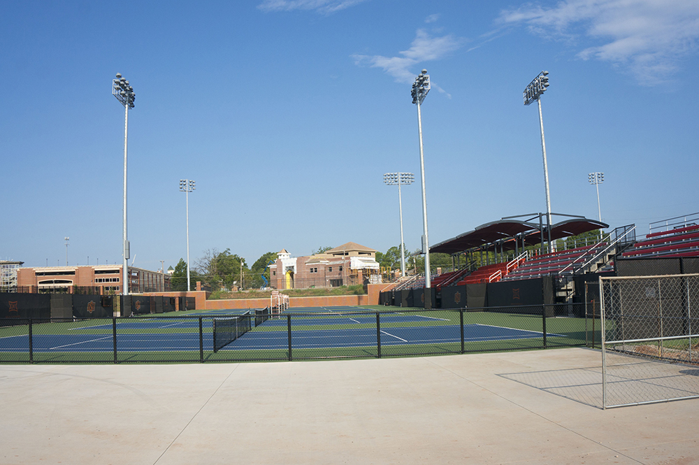 Civil engineering for OSU Michael and Anne Greenwood tennis courts provided by CEC