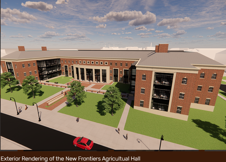 Civil engineering for OSU New Frontiers Agricultural Hall