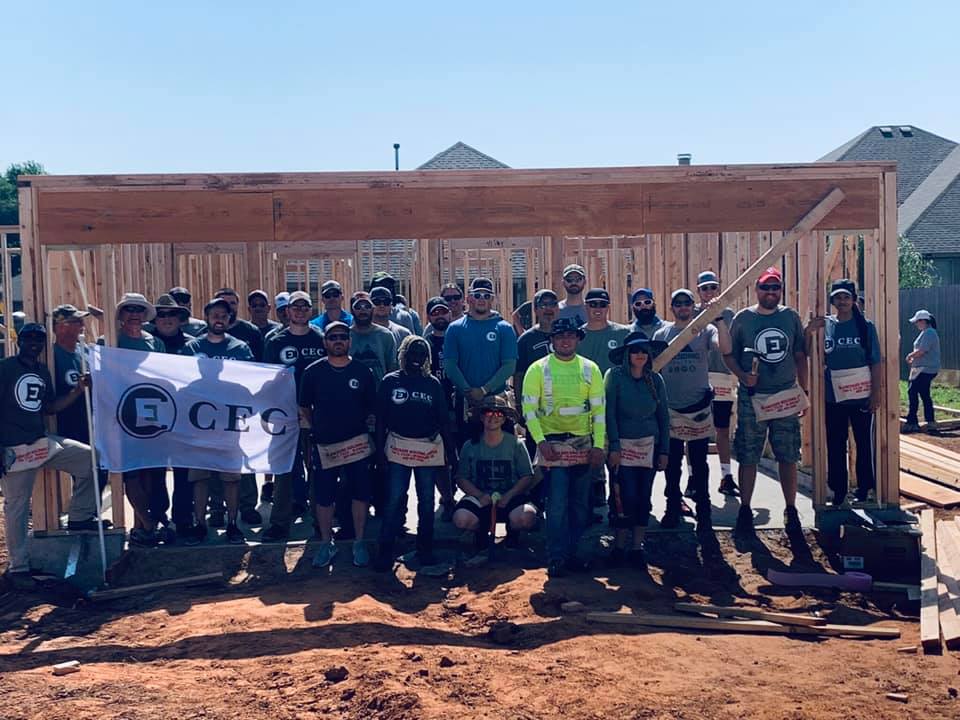 CEC's power team volunteering
