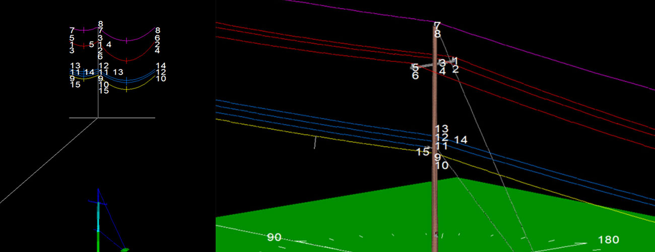 Broadband engineering for pole loading analysis provided by CEC.
